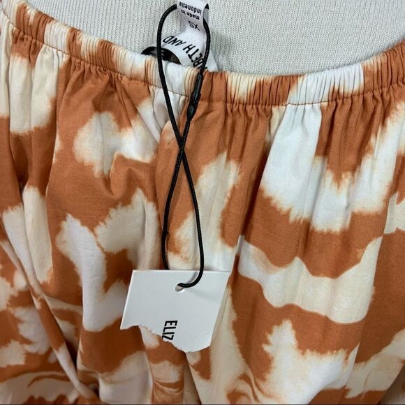 NWT Elizabeth & James Orange Tie Dye Dress XS P13 - Picture 7 of 8